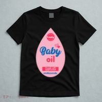 Baby Oil Lazy Funny Costume Ideas T-Shirt thumb 5