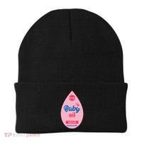 Baby Oil Lazy Funny Costume Ideas Beanie thumb 0