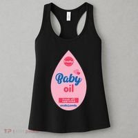 Baby Oil Lazy Funny Costume Ideas Women's Tank Top thumb 3
