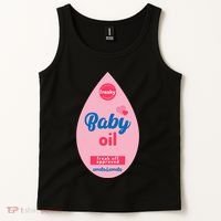 Baby Oil Lazy Funny Costume Ideas Tank Top thumb 2