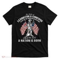 Battle Of Lexington And Concord American Revolution History T-Shirt thumb 0