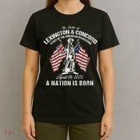 Battle Of Lexington And Concord American Revolution History T-Shirt thumb 4
