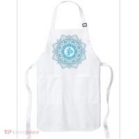 Blue Om Meditation Mandala Apron thumb 0