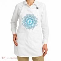 Blue Om Meditation Mandala Apron thumb 2