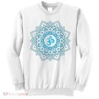 Blue Om Meditation Mandala Sweatshirt thumb 0
