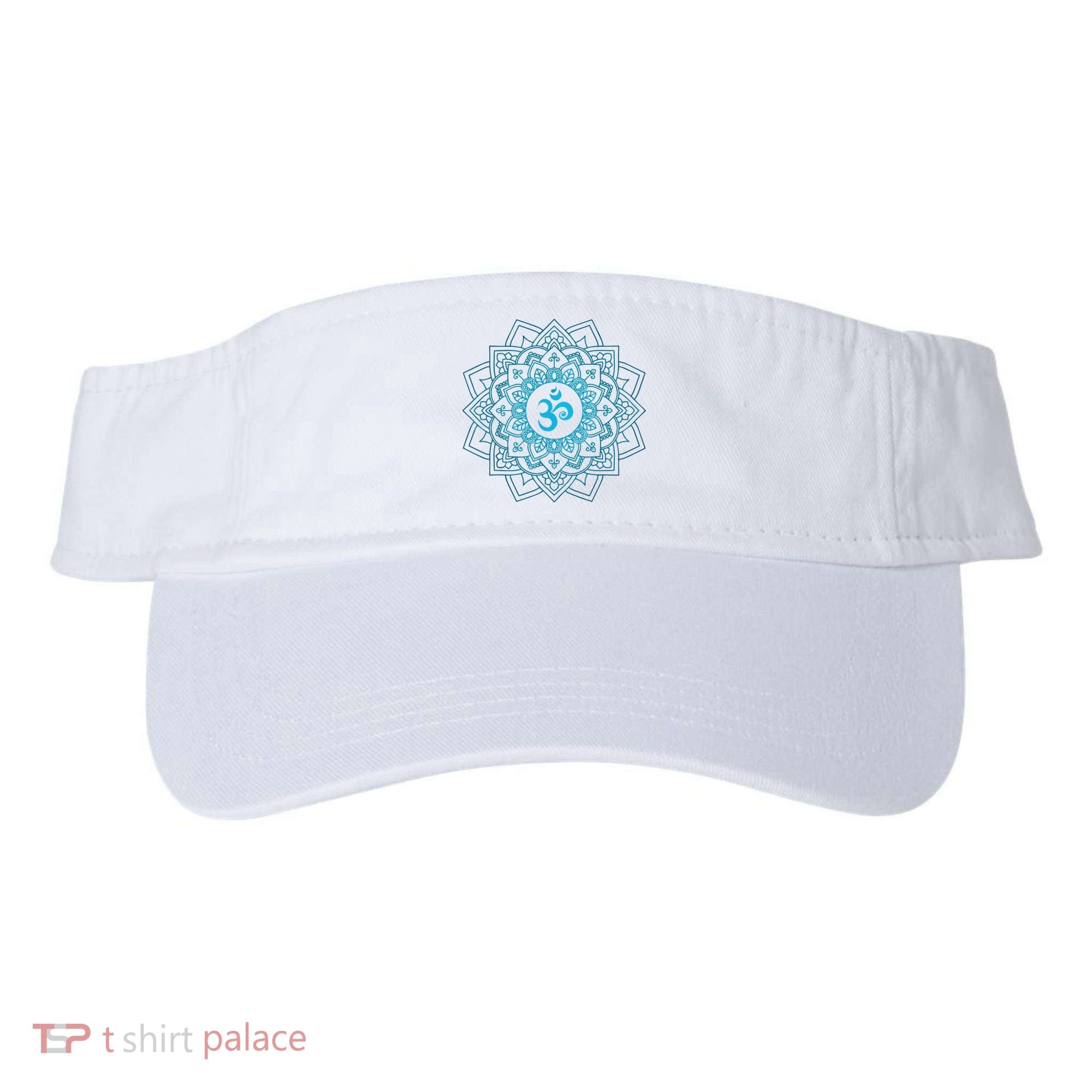 Blue Om Meditation Mandala Visor