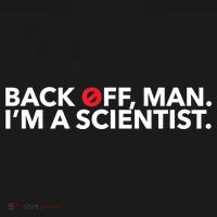 Back Off Man. I'm A Scientist. 80s Ghost Funny Quote Shirt Long Sleeve Shirt thumb 2