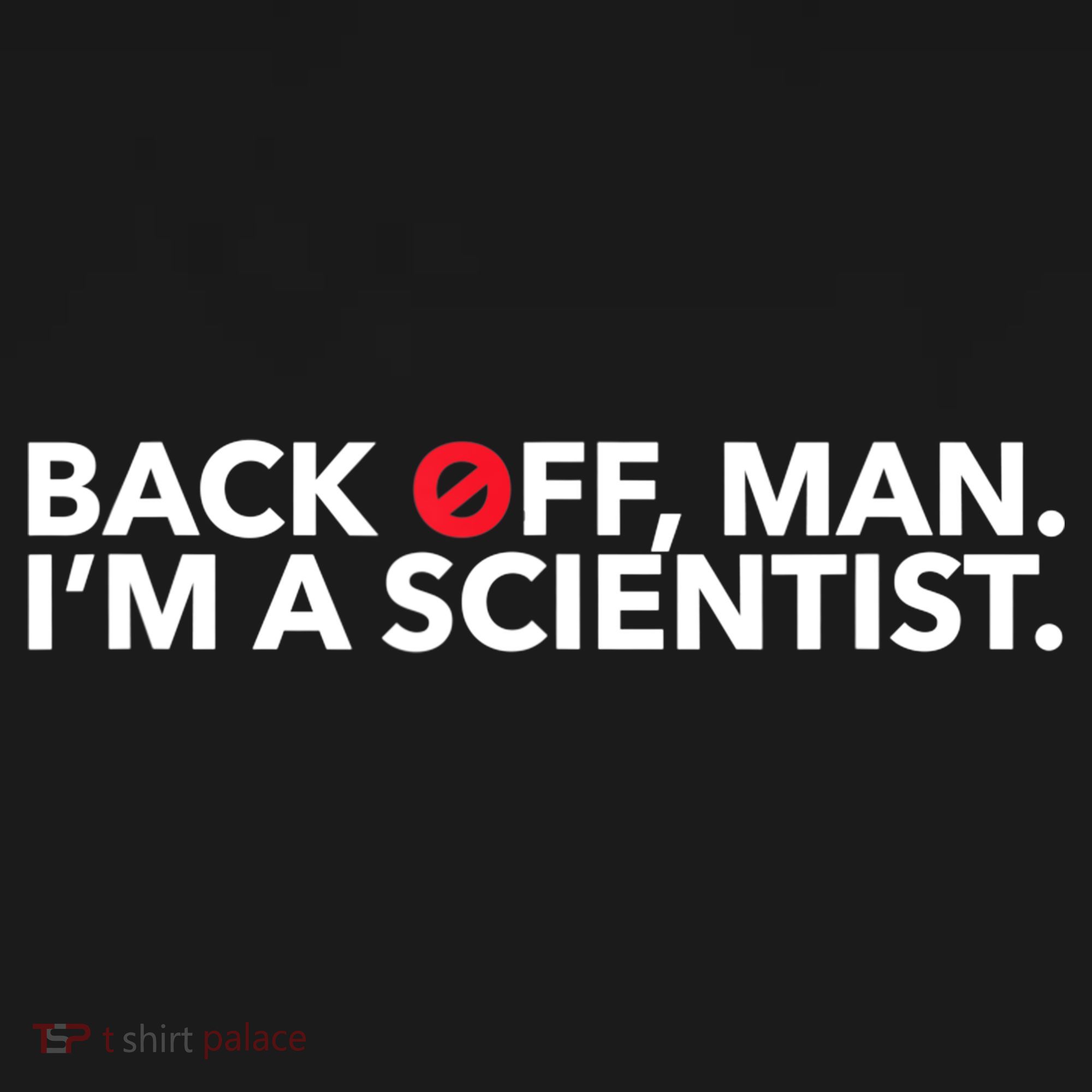 Back Off Man. I'm A Scientist. 80s Ghost Funny Quote Shirt Women's Hoodie