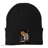 Back On My BS Being Spooky Boo Pumpkin Halloween Beanie thumb 0