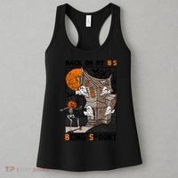 Back On My BS Being Spooky Boo Pumpkin Halloween Women's Tank Top thumb 3