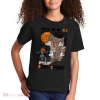 Back On My BS Being Spooky Boo Pumpkin Halloween Kids T-Shirt thumb 2