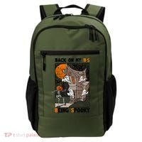 Back On My BS Being Spooky Boo Pumpkin Halloween Backpack thumb 0