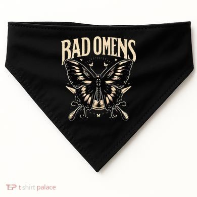 B.Ad Omens Moth USA-Made Doggie Bandana