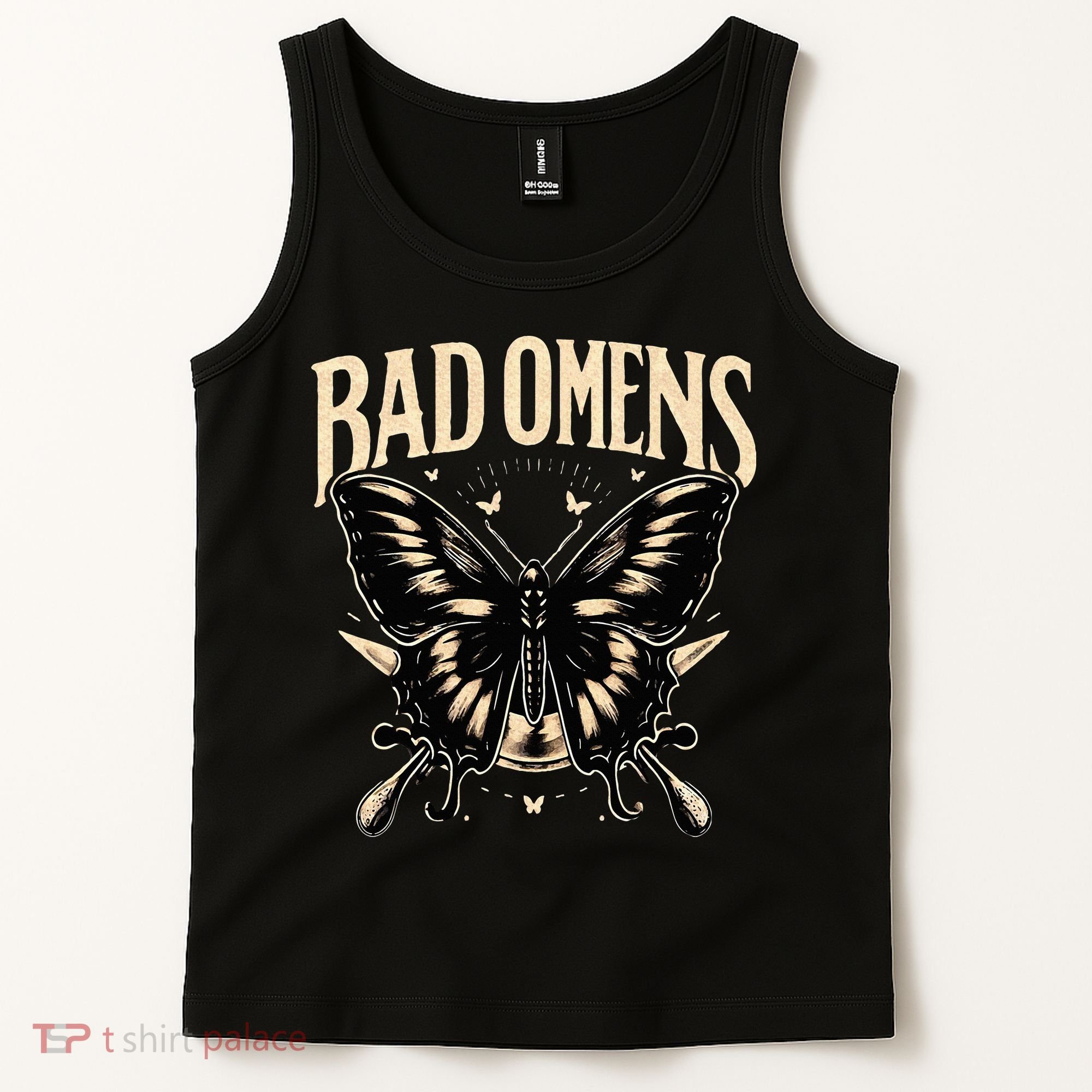 B.Ad Omens Moth Tank Top