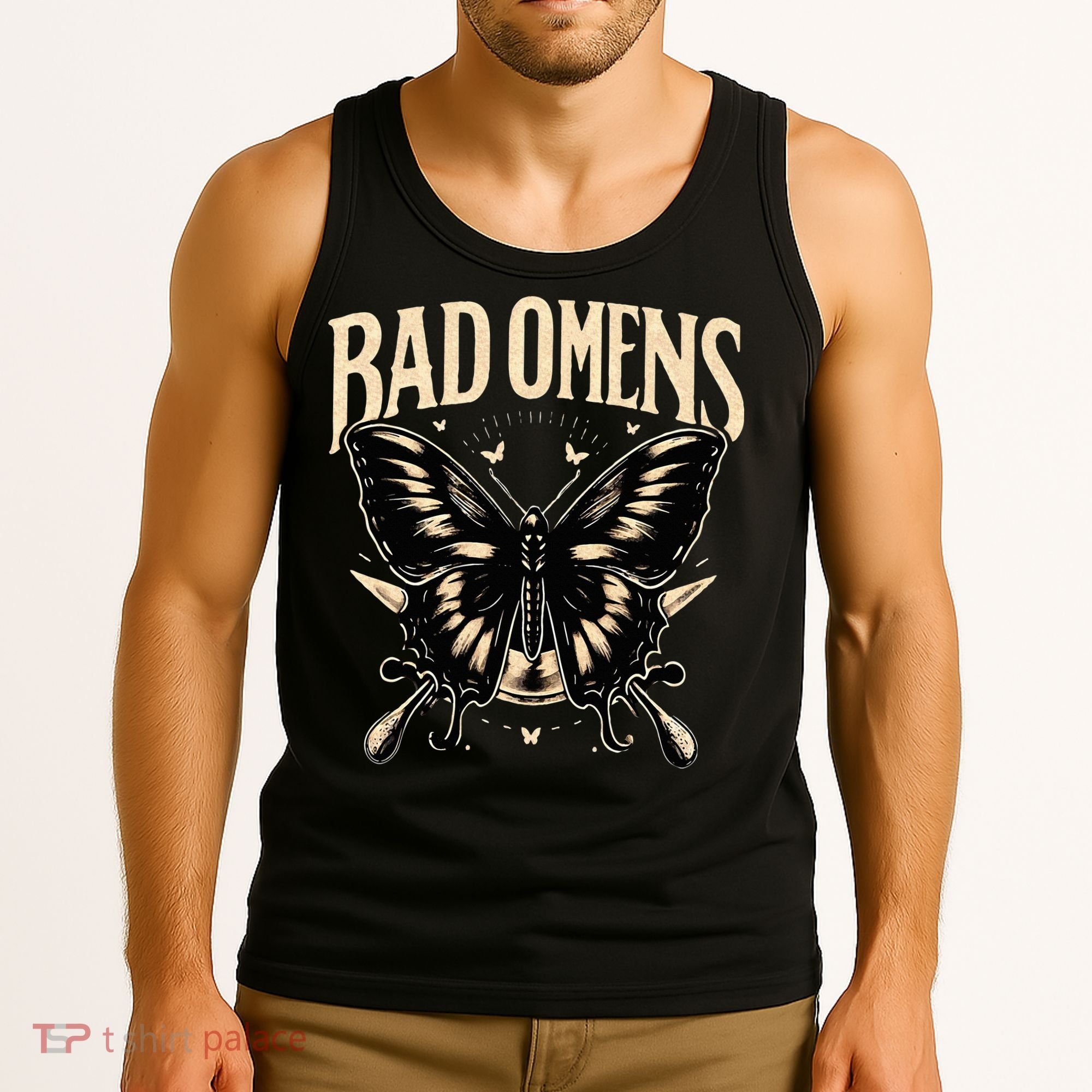 B.Ad Omens Moth Tank Top