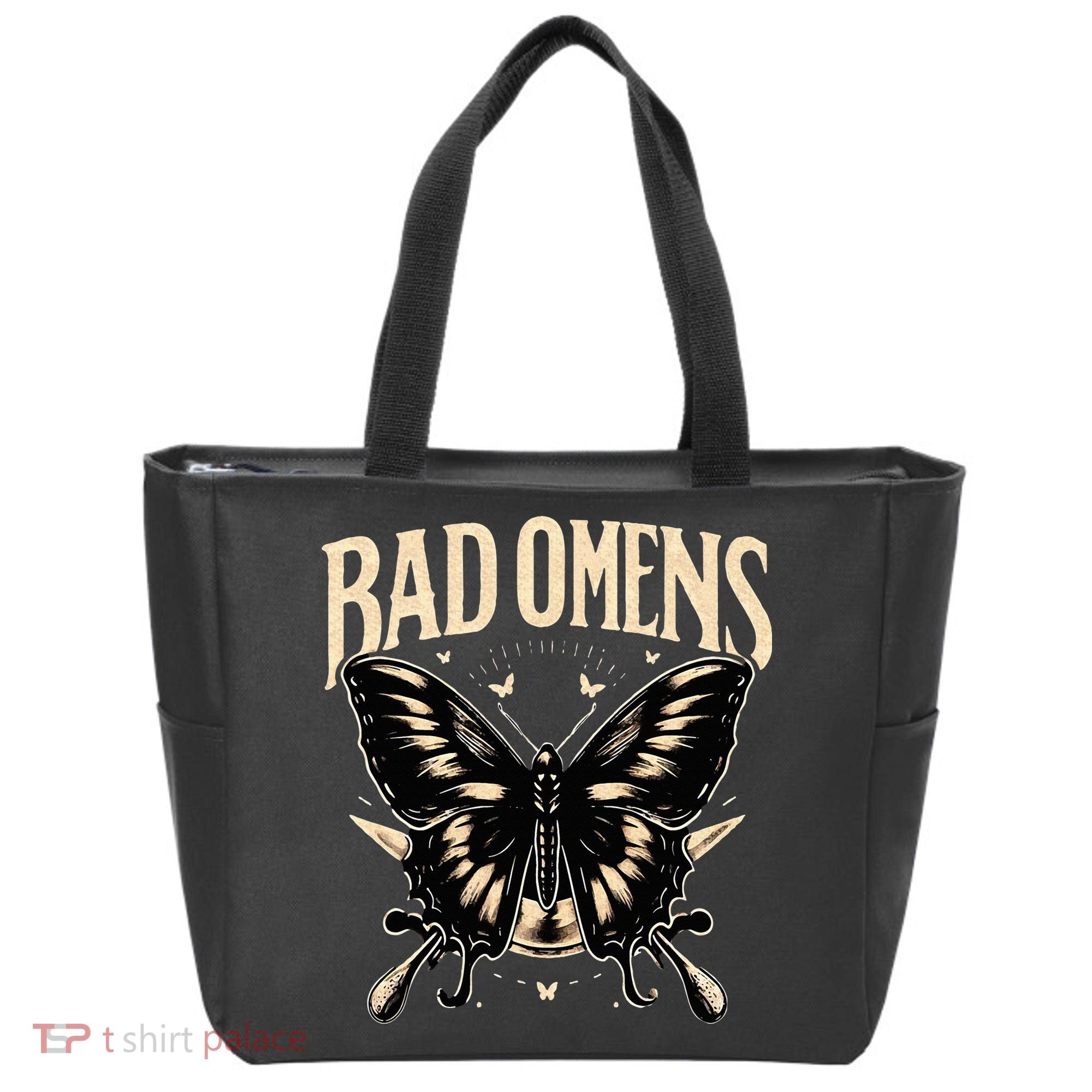 B.Ad Omens Moth Tote Bag