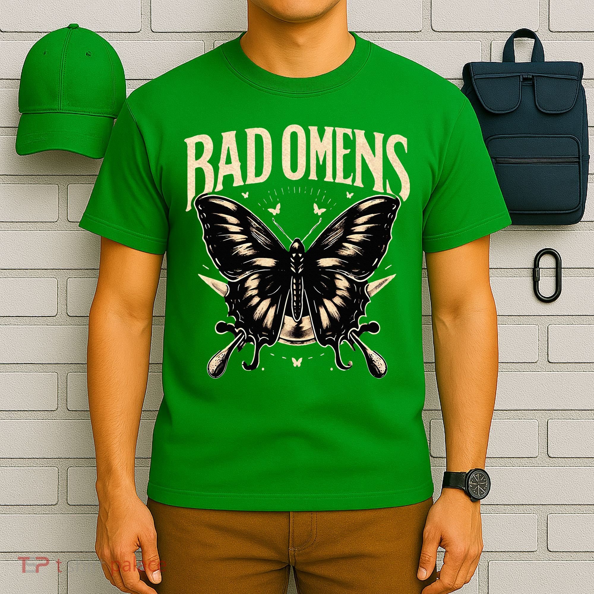B.Ad Omens Moth T-Shirt