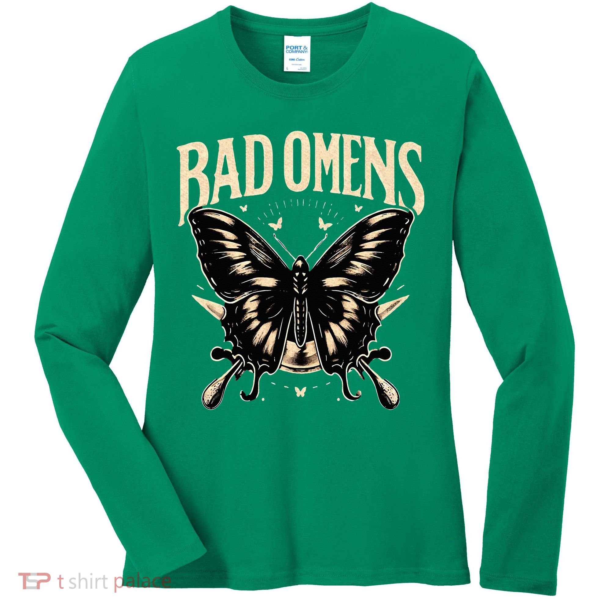 B.Ad Omens Moth Women's Long Sleeve Shirt