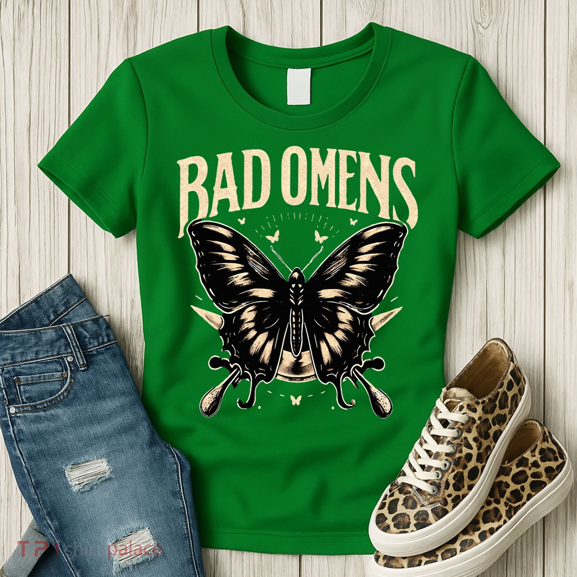 B.Ad Omens Moth Women's T-Shirt