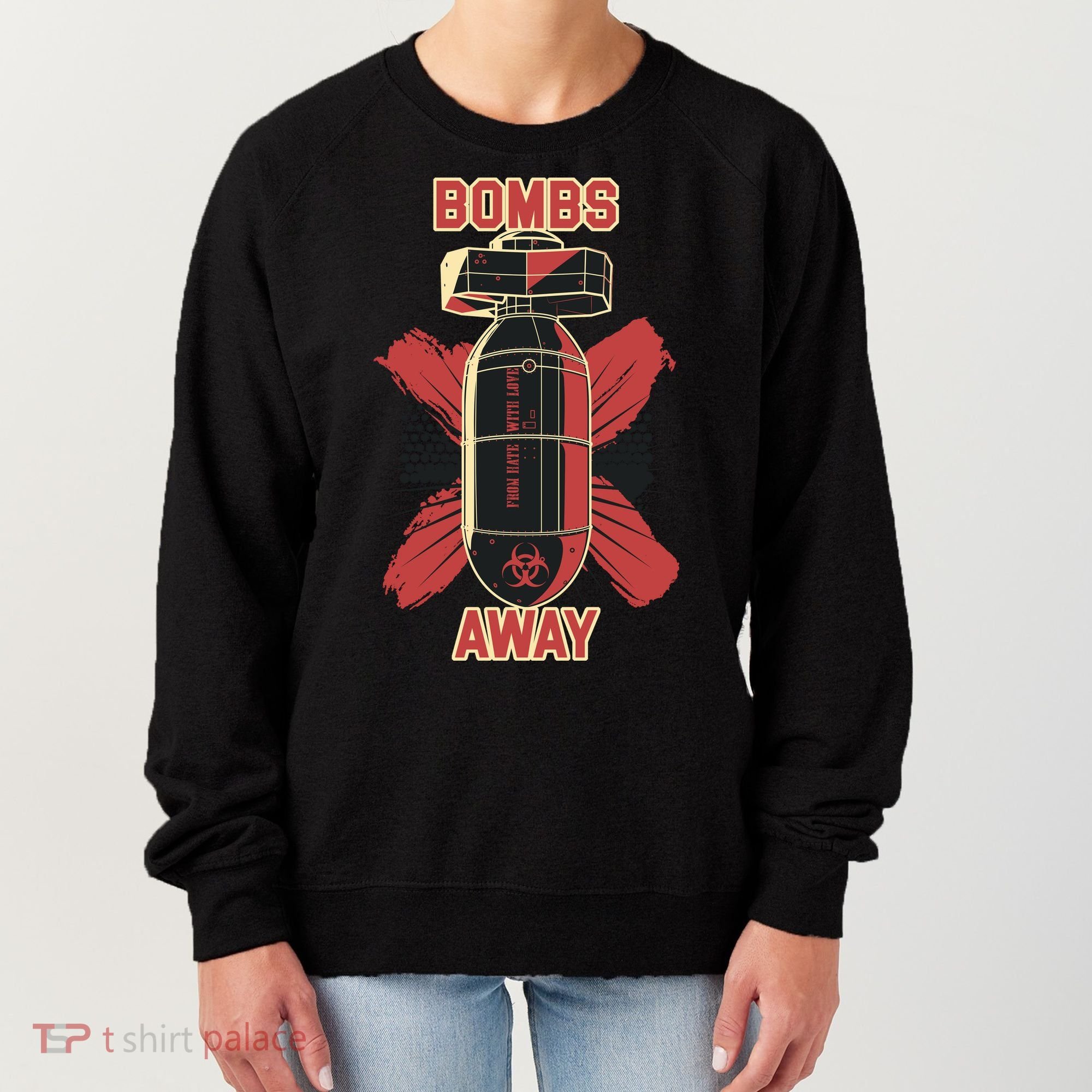 Bombs Away Trash Polka Women's Sweatshirt