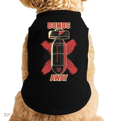 Bombs Away Trash Polka Doggie Tank