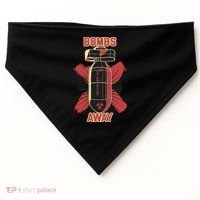 Bombs Away Trash Polka USA-Made Doggie Bandana thumb 0