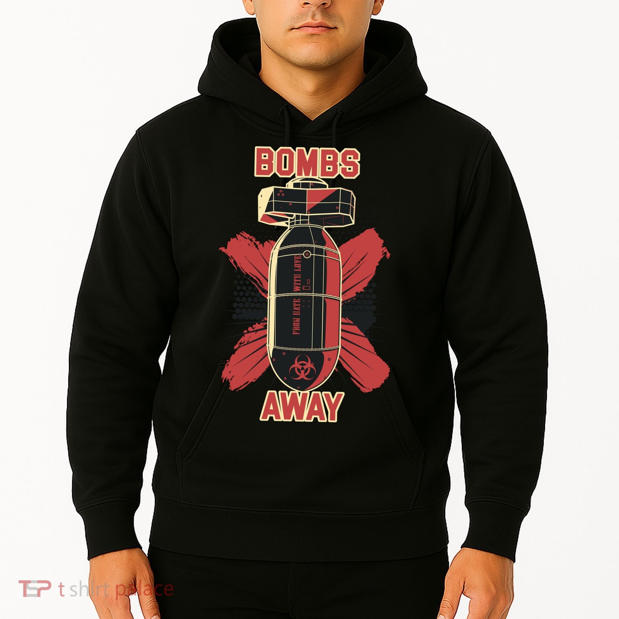 Bombs Away Trash Polka Hoodie