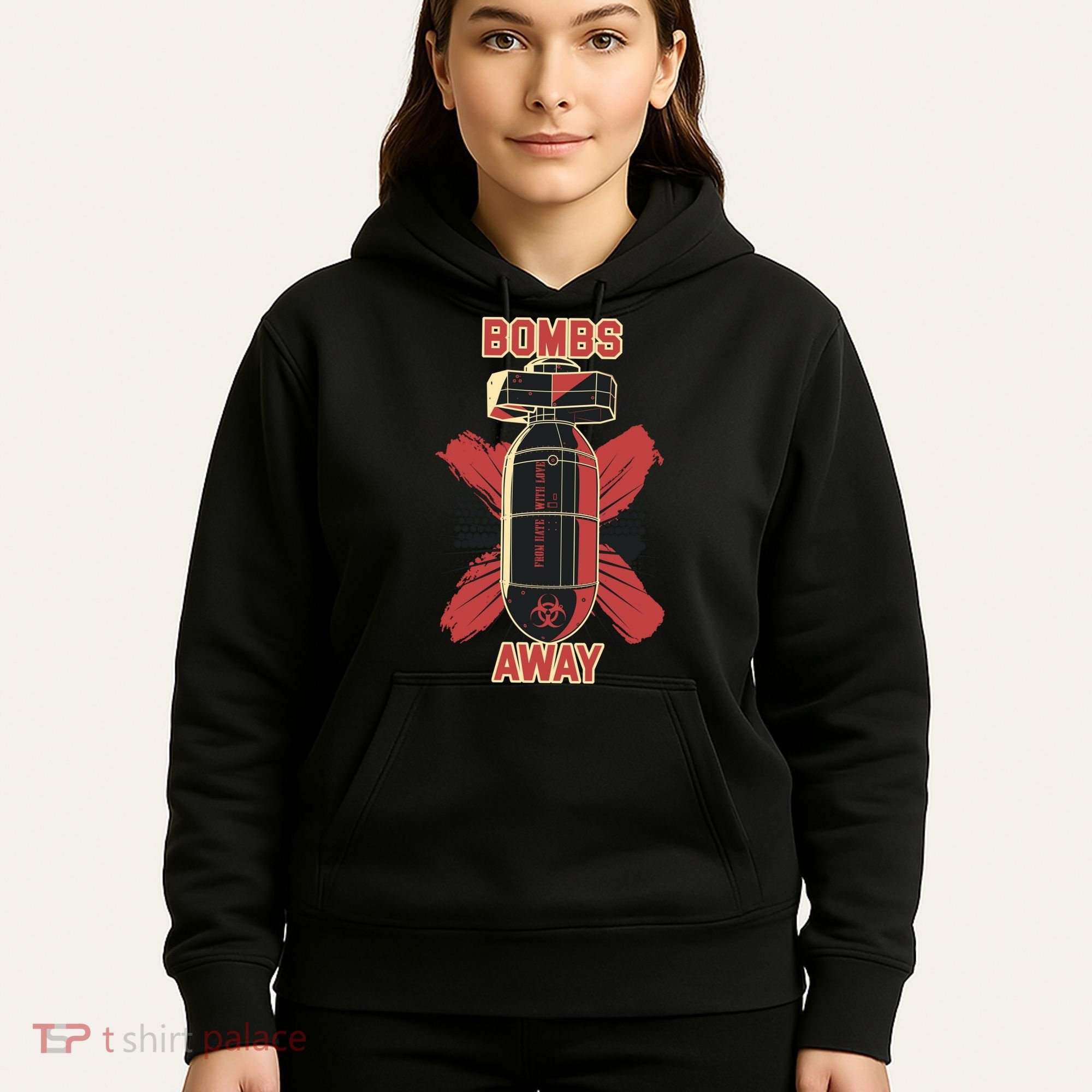 Bombs Away Trash Polka Hoodie