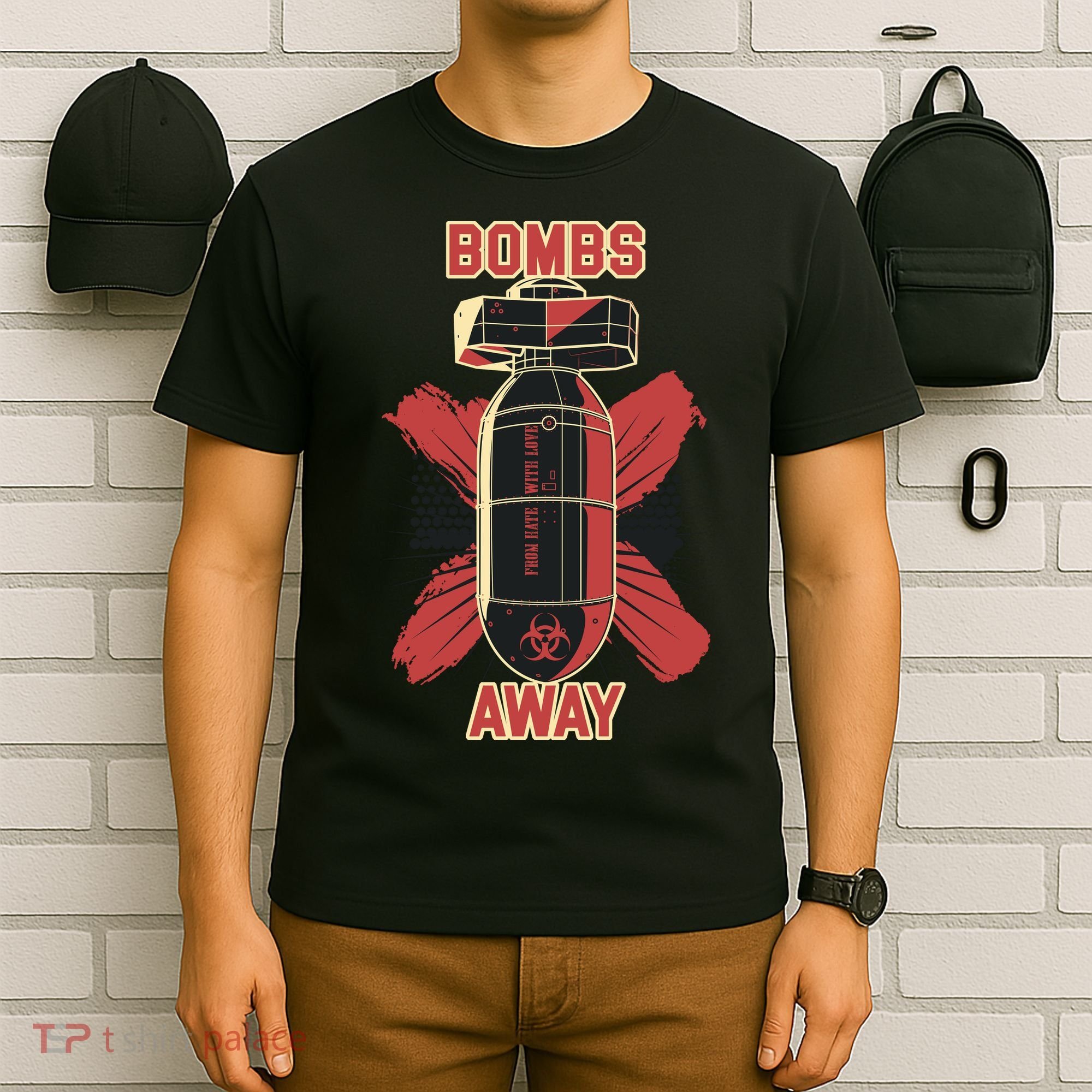 Bombs Away Trash Polka T-Shirt