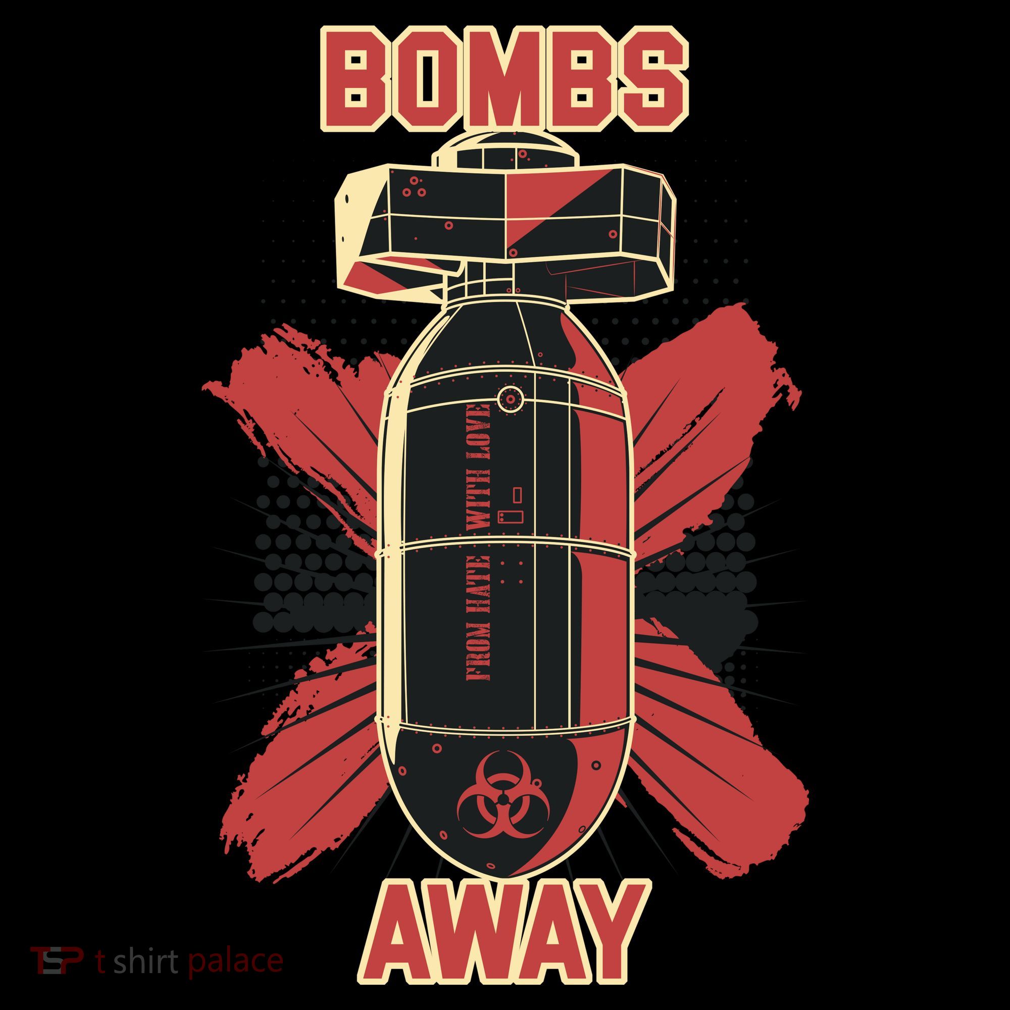 Bombs Away Trash Polka Bucket Hat