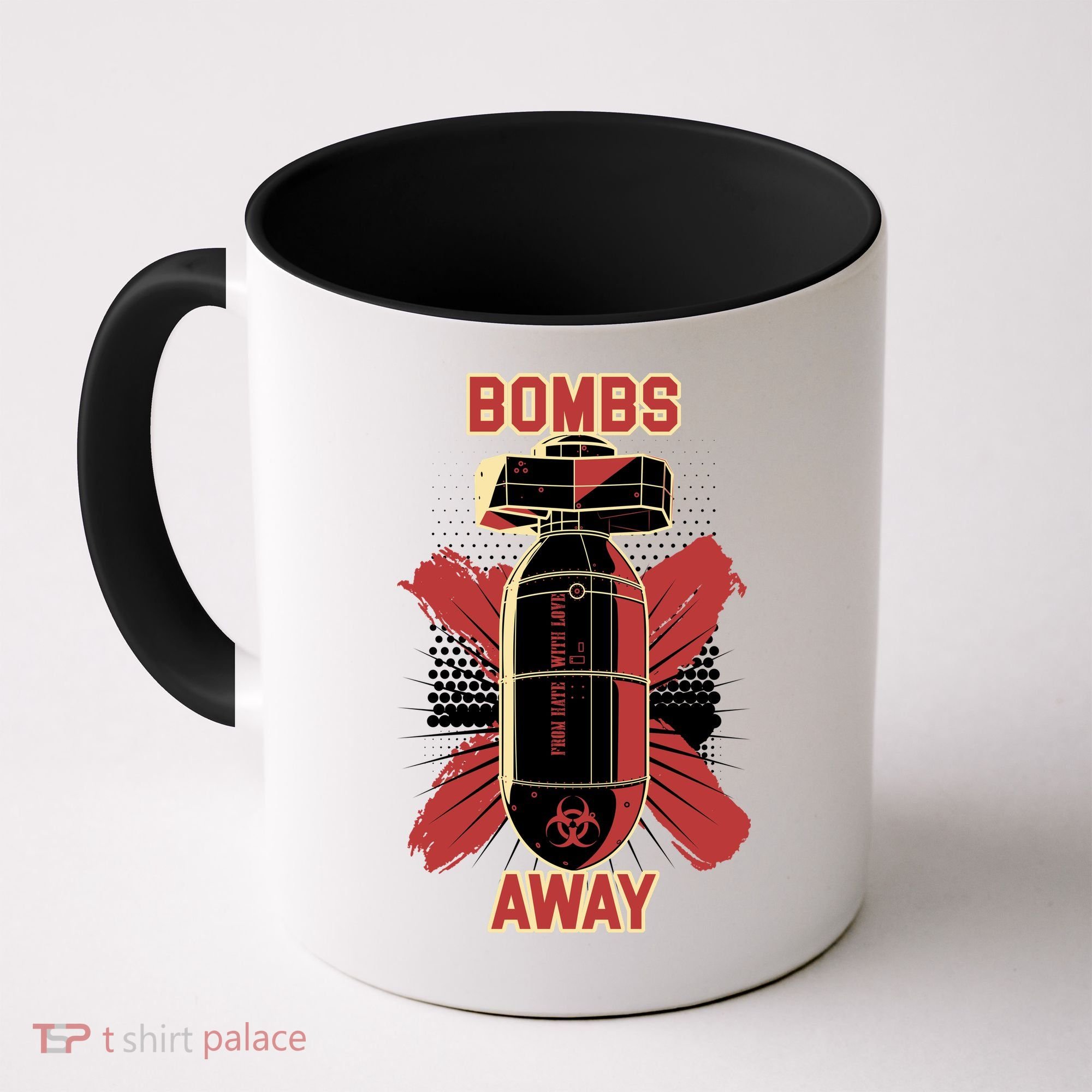Bombs Away Trash Polka Coffee Mug