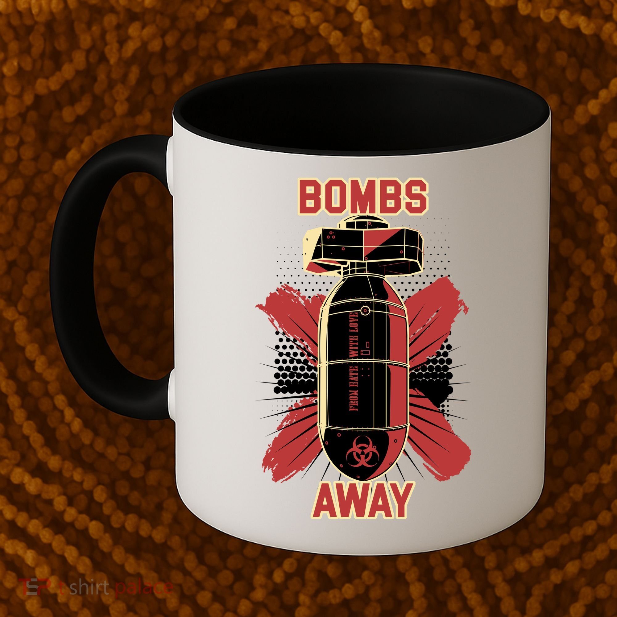 Bombs Away Trash Polka Coffee Mug