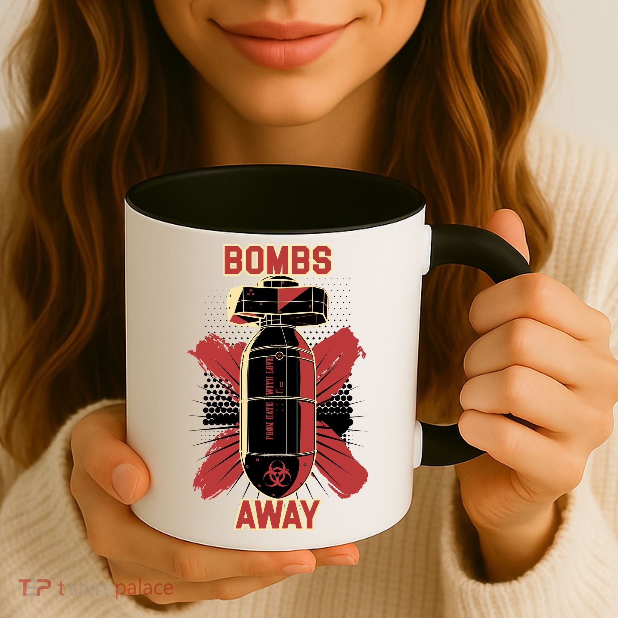Bombs Away Trash Polka Coffee Mug