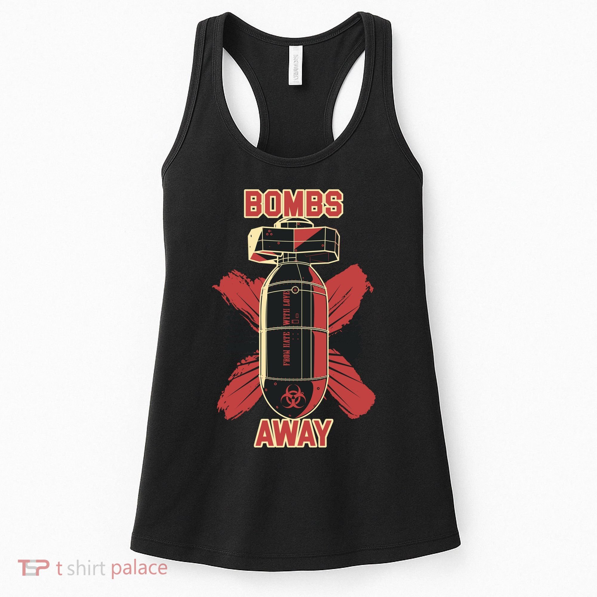Bombs Away Trash Polka Women's Tank Top