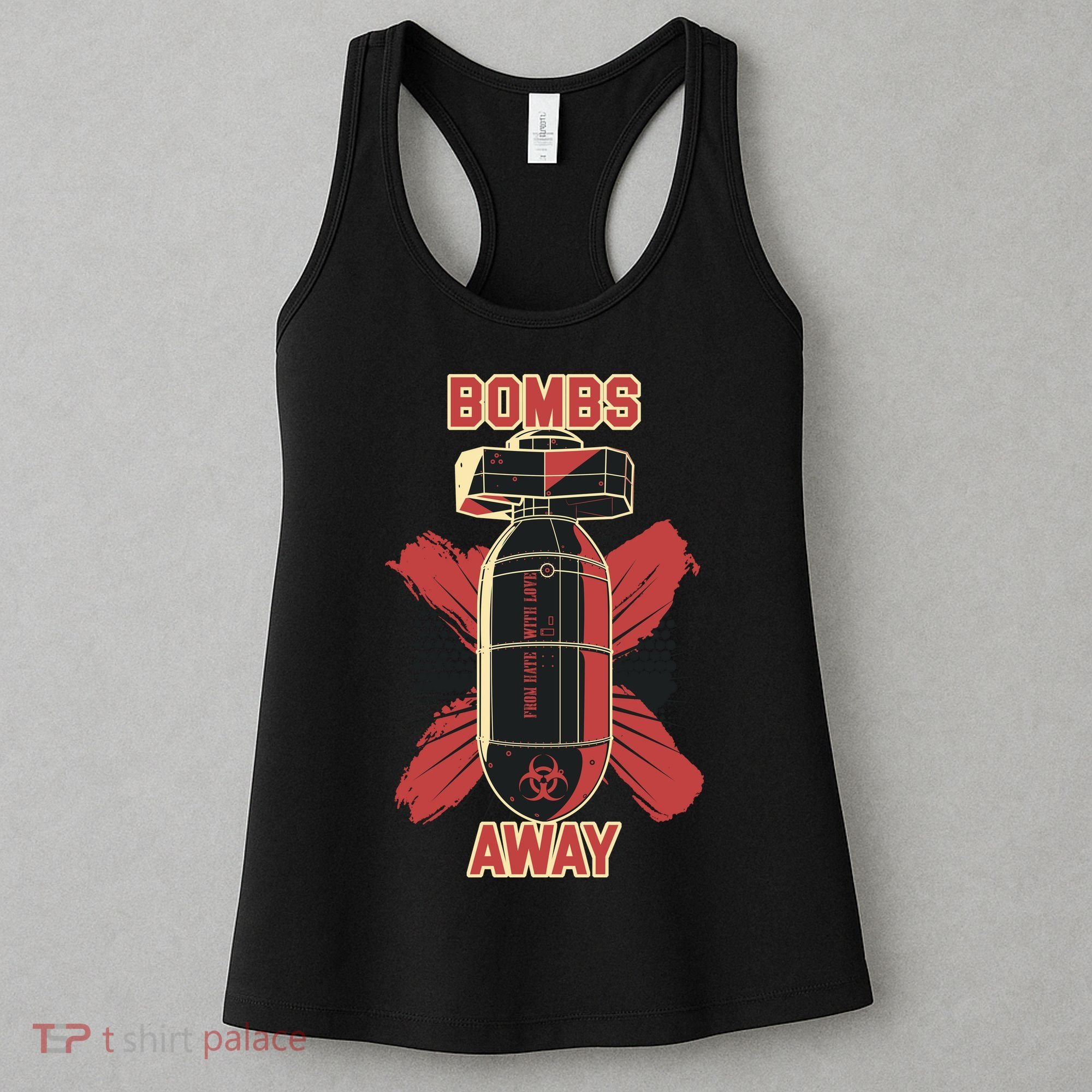 Bombs Away Trash Polka Women's Tank Top
