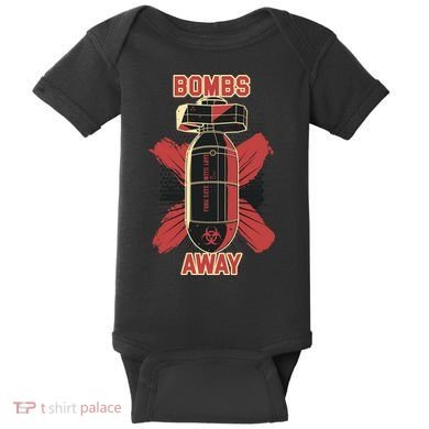 Bombs Away Trash Polka Baby Bodysuit