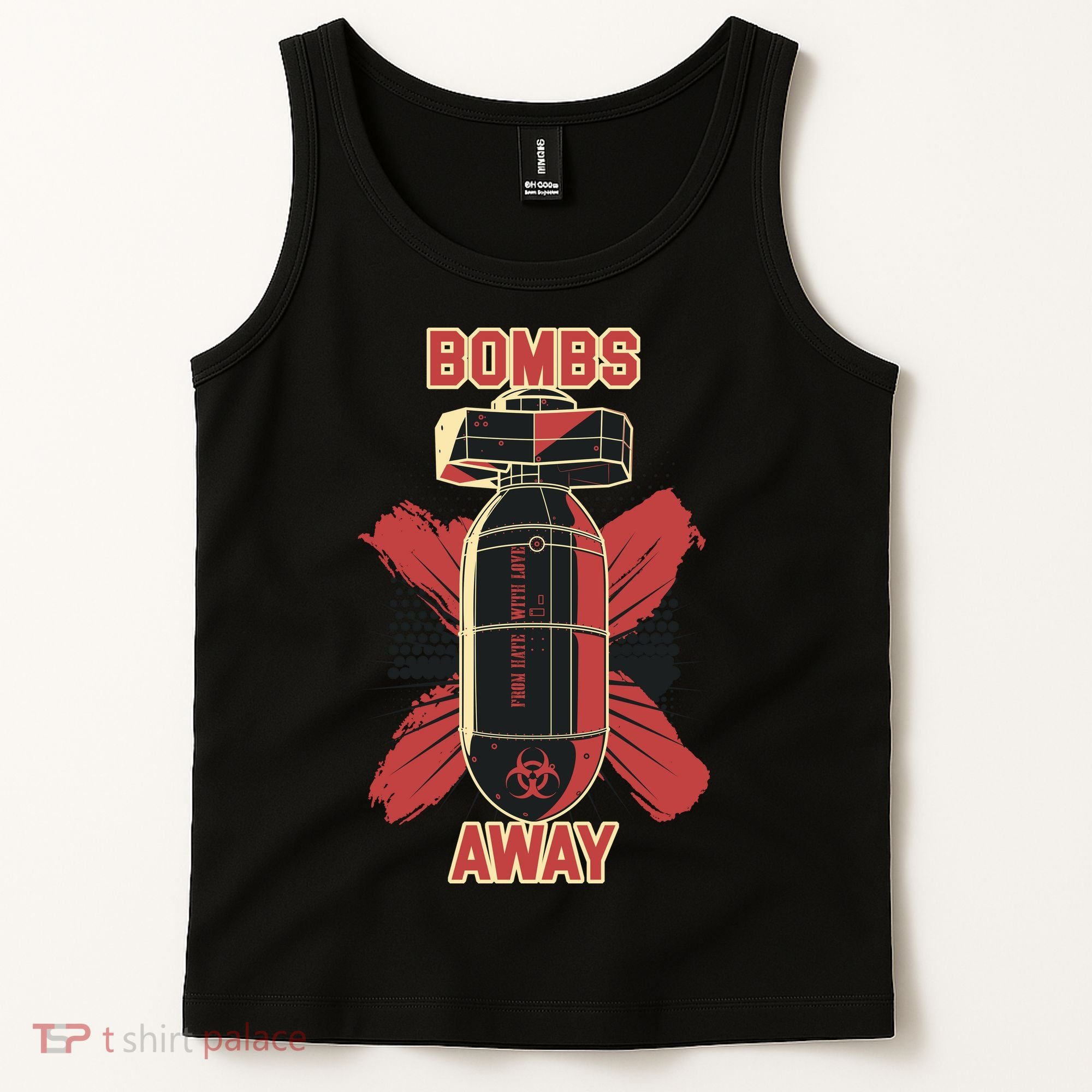 Bombs Away Trash Polka Tank Top