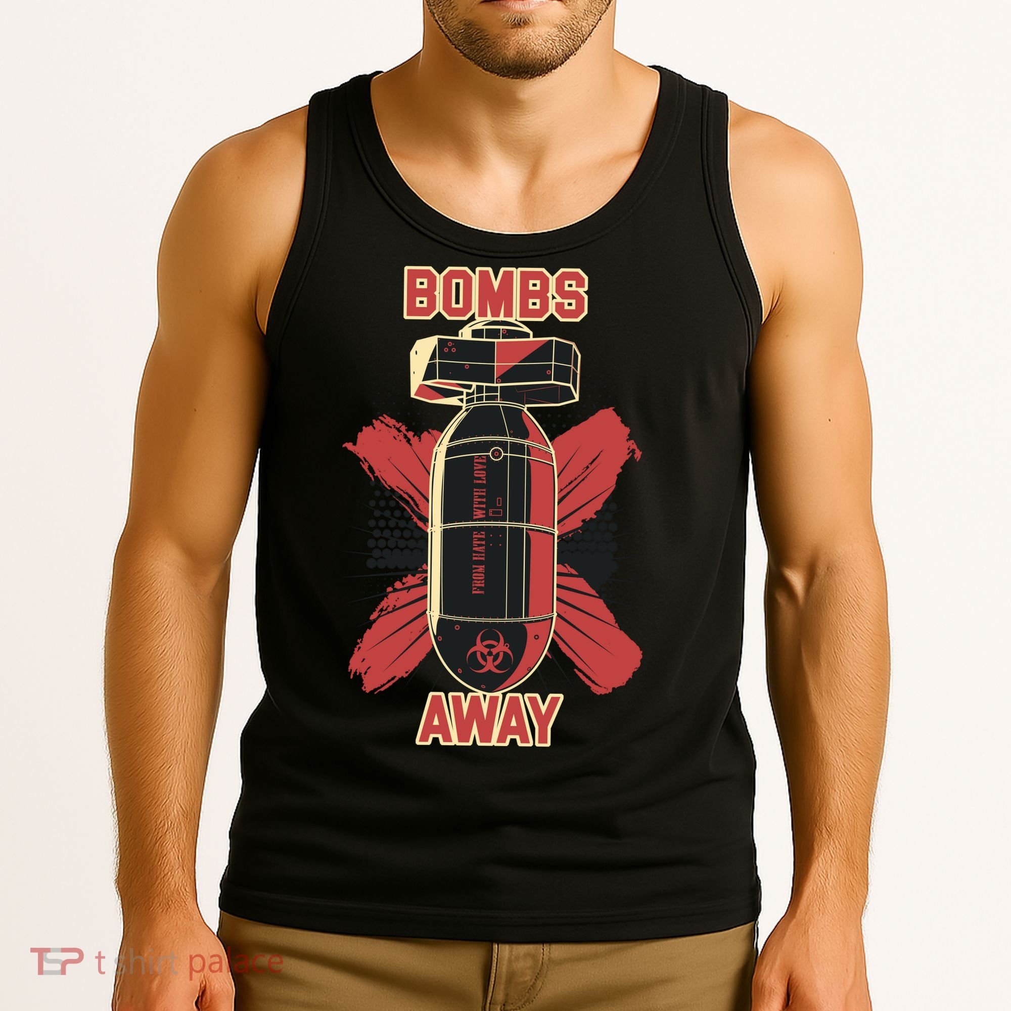 Bombs Away Trash Polka Tank Top