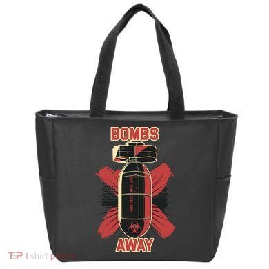 Bombs Away Trash Polka Tote Bag