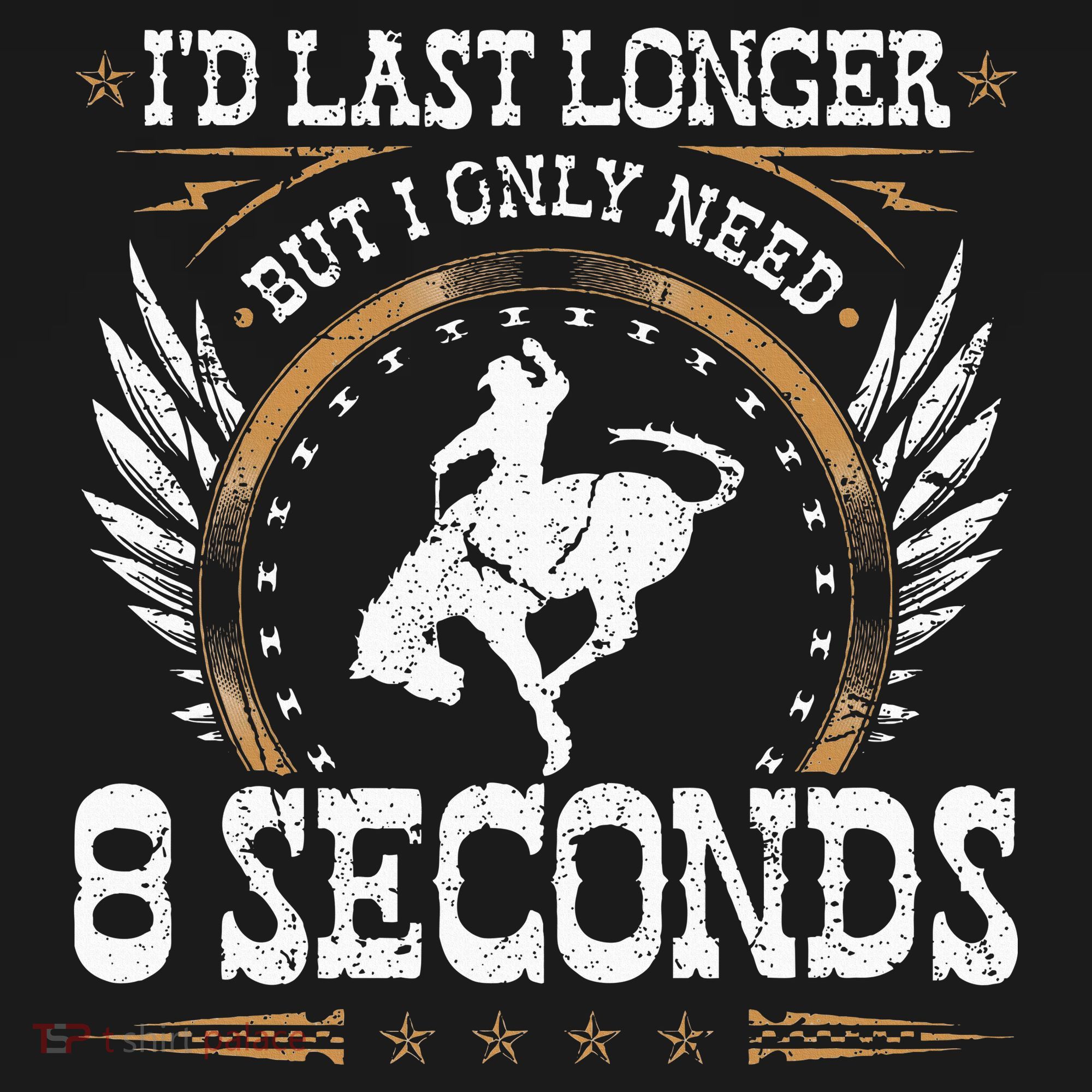 Bucking Only Need 8 Seconds Rodeo Cowboy Bronc Rider Button