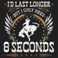 Bucking Only Need 8 Seconds Rodeo Cowboy Bronc Rider Beanie thumb 2