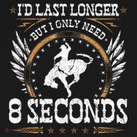 Bucking Only Need 8 Seconds Rodeo Cowboy Bronc Rider Kids Sweatshirt thumb 2