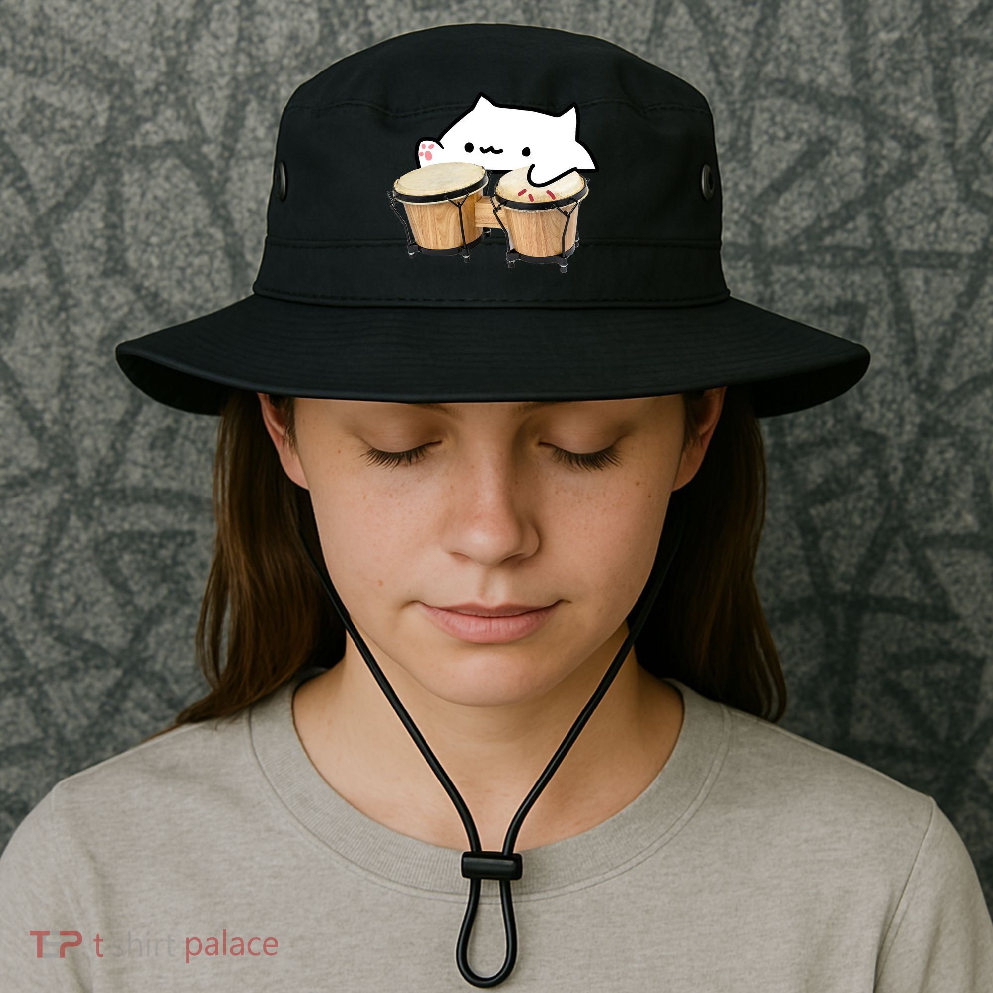Bongo Cat Bucket Hat