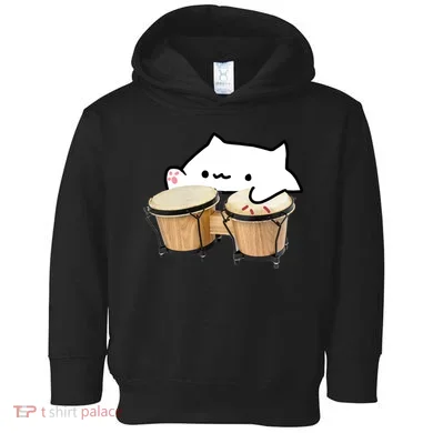 Bongo Cat Toddler Hoodie