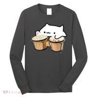 Bongo Cat Long Sleeve Shirt thumb 0