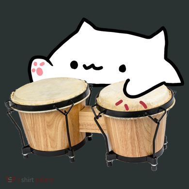 Bongo Cat Mesh Reversible Basketball Jersey Tank
