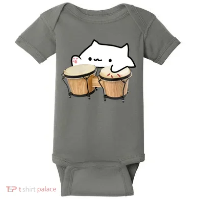 Bongo Cat Baby Bodysuit