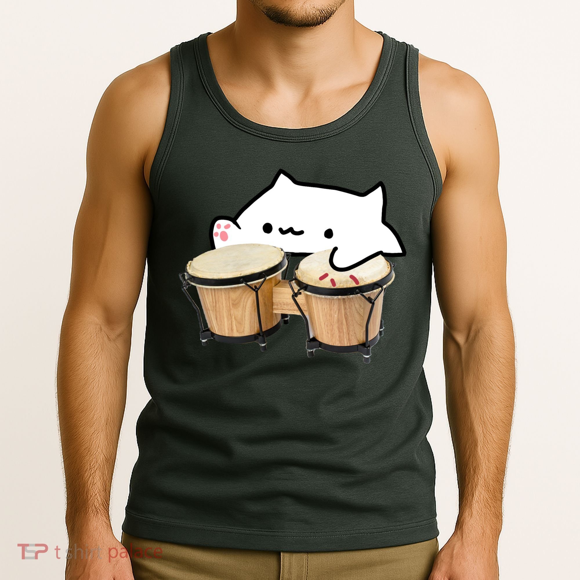 Bongo Cat Tank Top