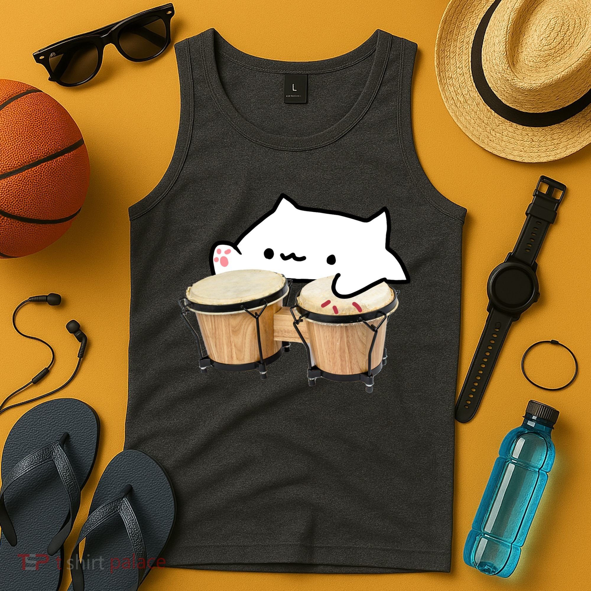 Bongo Cat Tank Top