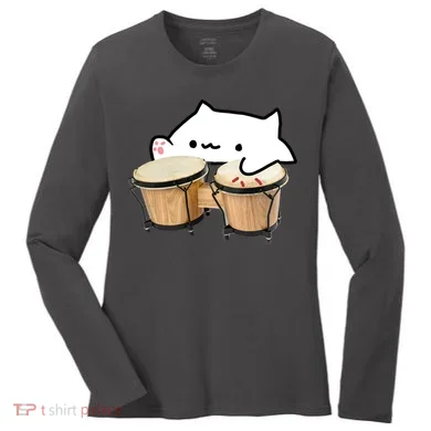 Bongo Cat Women's Long Sleeve Shirt